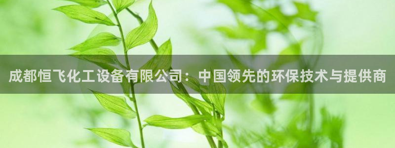 新城平台登录入口官网网址查询：成都恒飞化工设备有限