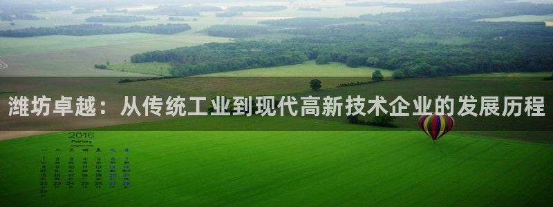 新城平台注册流程图：潍坊卓越：从传统工业到现代高新